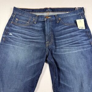 Lucky Brand 363 Vintage Straight Jeans 34x30 Dark Wash Blue Classic Fit Denim